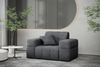 Sofaset Designersofa NANCY 3-2-1 in Stoff Perfekt Harmony Anthrazit Bild 3