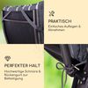 Sylt Polsterauflage Sesselauflage Kopfkissen Polyester 50 x 120 x 9 cm Grau / Hellgrau Bild 3