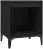 vidaXL Nachttisch Schwarz 40 x 35 x 50 cm [821876] Bild 2