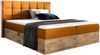 99rooms Florida Boxspringbett 200x200 cm Velours MONOLITH Gelb Bild 3