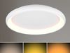 Große LED Deckenleuchte CARDONA hell & dimmbar über Schalter, Weiß rund Ø 75cm Bild 3
