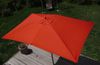 Sonnenschirm Florida, Gartenschirm Marktschirm, 2x3m Polyester/Holz 6kg ~ terracotta Bild 1