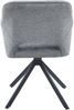 Esszimmerstuhl Armlehnstuhl 360 Grad mit Stoffbezug silber MILLY 140238286 Bild 4