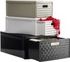 Rotho Schubladenbox Country klein, 8,3 L cappuccino Bild 3