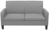 vidaXL 2-Sitzersofa 135 x 65 x76 cm Hellgrau 244708 Bild 2