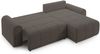 Selsey Simolla – Ecksofa mit Schlaffunktion und Bettkasten, rechts, Chenille, Taupe Bild 4
