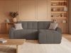 Selsey Simolla – Ecksofa mit Schlaffunktion und Bettkasten, rechts, Chenille, Taupe Bild 2