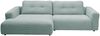 KAWOLA Sofa MIKA Ecksofa Cord hellblau Longchair links 86 x 167 x 276 cm Bild 4