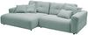 KAWOLA Sofa MIKA Ecksofa Cord hellblau Longchair links 86 x 167 x 276 cm Bild 3