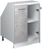 Küchenschrank für Dachschrägen R-Line Beton 60 cm mit 2 Türen, Schrankkorpus 60 cm Tiefe Vicco Bild 3