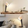 ZMH Nachttischlampe Wohnzimmer Tischlampe mit Kabel - Tischleuchte 2er Set Kleine E14 Lampe Dunkelgrau Tischlampen Moderne Landhausstil für Esstisch Schlafzimmer - Ohne Leuchtmittel Bild 3
