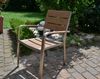 Garnitur Orlando im Edelstahl/Teak Look 180/270cmx100cm + 6 Hochlehner-Sessel Bild 5