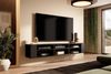 Selsey 'Wall' TV-Schrank mit 6 Fächern, Schwarz, 175 cm Bild 3