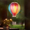 2er Set LED Solar-Heißluftballon, bunt, Feuereffekt, H 46,5 cm Bild 5