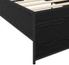 vidaXL Bettrahmen Schwarze Eiche 80x200 cm Holzwerkstoff 8009099 Bild 5
