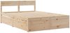 vidaXL Massivholzbett ohne Matratze 140x190 cm Kiefernholz 3282354 Bild 3