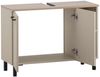 Waschbeckenunterschrank Mailand / Malo, Holzwerkstoff, Beige, 80 x 58 x 32 cm Bild 2