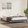 vidaXL Bettgestell ohne Matratze Dunkelgrau 140x220 cm Samt 4101404 Bild 3