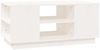 vidaXL Couchtisch Weiß 90x49x40,5 cm Massivholz Kiefer 814400 Bild 2