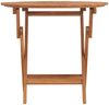 vidaXL Gartentisch Klappbar Ø 85x75 cm Massivholz Teak 362619 Bild 3