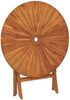 vidaXL Gartentisch Klappbar Ø 85x75 cm Massivholz Teak 362619 Bild 5