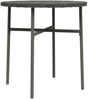 vidaXL Beistelltisch Grau 45 cm Poly Rattan 317176 Bild 2
