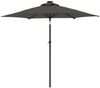 vidaXL Sonnenschirm mit Stahlmast Anthrazit 225x225x212 cm 4005060 Bild 5