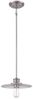 Pendelleuchte, Deckenlampe, Nickel, D 29,2 cm Bild 2