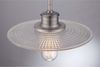 Pendelleuchte, Deckenlampe, Nickel, D 29,2 cm Bild 4