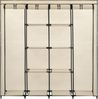 vidaXL Kleiderschrank mit 4 Fächern, creme, 175 x 45 x 170 cm Bild 5