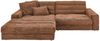 KAWOLA Sofa LANA Ecksofa Cord rost Recamiere links 83 x 205 x 296 cm Bild 3