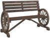 vidaXL Gartenbank 2-Sitzer Massivholz Tanne 365104 Bild 2