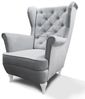 Beautysofa Ohrensessel Ohrensessel Sessel FALCO Chesterfield Wohnzimmersessel Fernsehsessel Bild 4