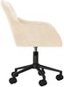 vidaXL Bürostuhl Drehbar Creme Samt, 78 x 61 x 56 cm Bild 4