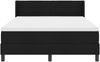 vidaXL Boxspringbett mit Kopfteil Schwarz 190 x 140 cm Stoff 3341036 Bild 2