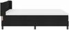 vidaXL Boxspringbett mit Kopfteil Schwarz 190 x 140 cm Stoff 3341036 Bild 3