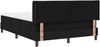 vidaXL Boxspringbett mit Kopfteil Schwarz 190 x 140 cm Stoff 3341036 Bild 4