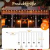 SALCAR LED Sterne Lichtervorhang, 2m 160 LED Lichterkette Bild 2