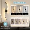 Lapalife Wandleuchte Kabellose Akku Dimmbar&Timing Wandlampe mit Fernbedienung, 2700K-6500K, Wiederaufladbar Wandleuchte für Wohnzimmer Schlafzimmer Bild 3