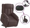 vidaXL Relaxsessel mit Aufstehhilfe Dunkelbraun Stoff 3205321 Bild 5