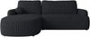 Ecksofa Loridu Cord (Farbe: Poso 135, Seite: Links) Bild 2