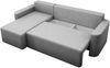 AX LIVING Modern Whimple 3 Sitz Sofa mit Schlaffunktion 240cm in Creme Bild 3