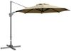 Outsunny Ampelschirm Kurbelschirm Ampelschirm mit Kurbelvorrichtung, LxB: 298x298 cm, Gartenschirm, Sonnenschirm, Neigungswinkel verstellbar Khaki Bild 4