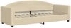 vidaXL Tagesbett mit Matratze Creme 80x200 cm Stoff 3197169 Bild 3