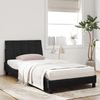 vidaXL Bett mit Matratze "Hanko" Schwarz 100x200 cm Samt 3208582 Bild 2