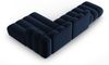 Micadoni Modulares Ecksofa offen Lupine 5-Sitzer Rechts Samtstoff Salvador Königsblau Bild 4