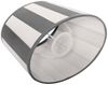 Brillibrum Lampenschirm Lampenschirm gestreift oval rund Streifenmuster E27 E14 Bild 3