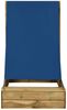 vidaXL Sandkasten mit Dach, Kiefernholz blau, 60 x 80 x 97,5 cm Bild 3