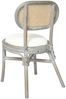 vidaXL Esszimmerstühle 2 Stk. Grau Leinen 325479 Bild 5