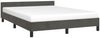 vidaXL Bettgestell ohne Matratze Dunkelgrau 140x200 cm Samt 347574 Bild 3